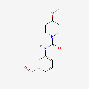 molecular formula C15H20N2O3 B1421468 N-(3-acetylphenyl)-4-methoxypiperidine-1-carboxamide CAS No. 1304831-39-7