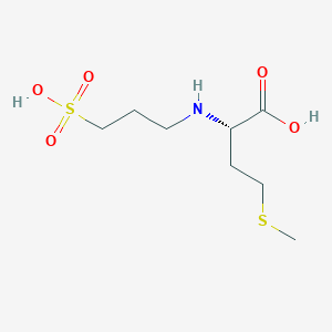 molecular formula C8H17NO5S2 B14214721 N-(3-Sulfopropyl)-L-methionine CAS No. 819864-27-2