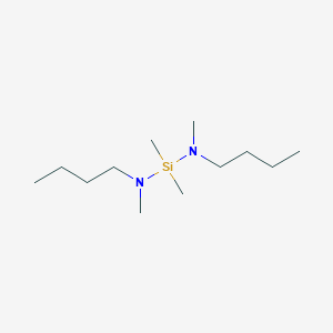 molecular formula C12H30N2Si B14214785 Silanediamine, N,N'-dibutyl-N,N',1,1-tetramethyl- CAS No. 570410-79-6