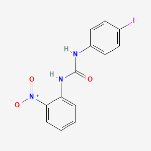 molecular formula C13H10IN3O3 B14214832 Urea, N-(4-iodophenyl)-N'-(2-nitrophenyl)- CAS No. 576171-91-0