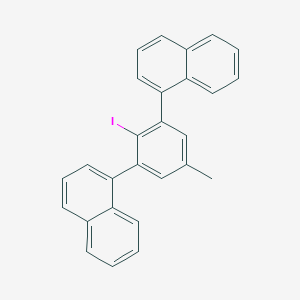 molecular formula C27H19I B14214963 1,1'-(2-Iodo-5-methyl-1,3-phenylene)dinaphthalene CAS No. 824395-62-2
