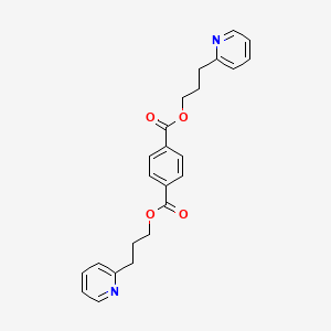 molecular formula C24H24N2O4 B14214992 Bis[3-(pyridin-2-yl)propyl] benzene-1,4-dicarboxylate CAS No. 828915-36-2