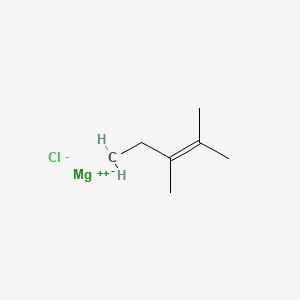 molecular formula C7H13ClMg B14215117 magnesium;2,3-dimethylpent-2-ene;chloride CAS No. 820222-39-7
