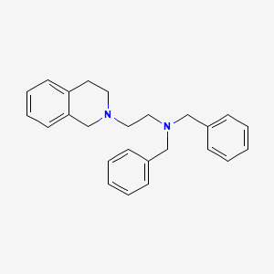 molecular formula C25H28N2 B14215129 N,N-Dibenzyl-2-(3,4-dihydroisoquinolin-2(1H)-yl)ethan-1-amine CAS No. 827310-27-0