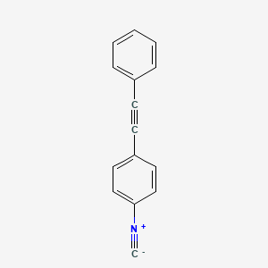 molecular formula C15H9N B14215212 Benzene, 1-isocyano-4-(phenylethynyl)- CAS No. 825615-31-4