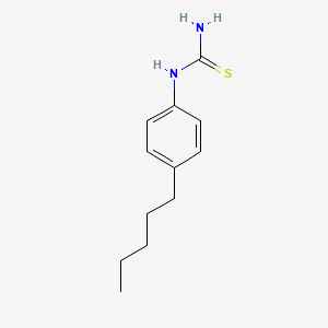 molecular formula C12H18N2S B14215268 (4-Pentylphenyl)thiourea CAS No. 832098-80-3