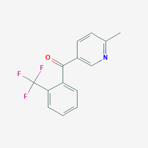 2-Methyl-5-(2-trifluoromethylbenzoyl)pyridine