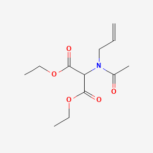 molecular formula C12H19NO5 B14215291 Diethyl [acetyl(prop-2-en-1-yl)amino]propanedioate CAS No. 827044-72-4