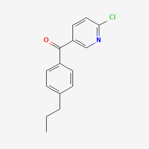 2-Chloro-5-(4-propylbenzoyl)pyridine