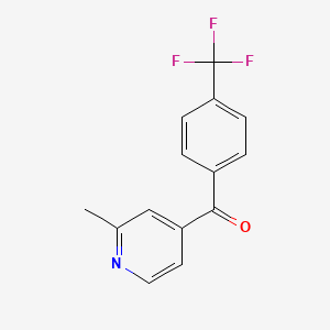 2-Methyl-4-(4-trifluoromethylbenzoyl)pyridine