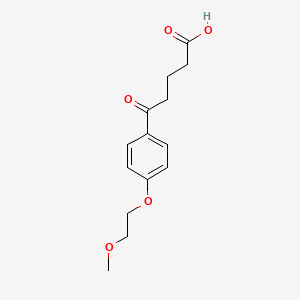 5-[4-(2-Methoxyethoxy)phenyl]-5-oxovaleric acid