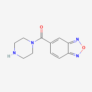 molecular formula C11H12N4O2 B14215412 (2,1,3-Benzoxadiazol-5-yl)(piperazin-1-yl)methanone CAS No. 830331-57-2