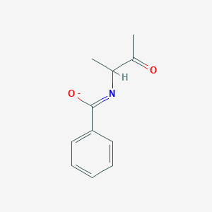 molecular formula C11H12NO2- B14215501 N-(3-Oxobutan-2-yl)benzenecarboximidate CAS No. 831218-16-7