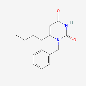 molecular formula C15H18N2O2 B14215600 1-Benzyl-6-butylpyrimidine-2,4-dione CAS No. 821795-65-7