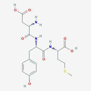 molecular formula C18H25N3O7S B1421561 Cholecystokinin Octapeptide (1-3) (desulfated) CAS No. 121880-94-2
