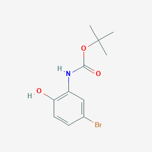 molecular formula C11H14BrNO3 B1421563 tert-Butyl (5-bromo-2-hydroxyphenyl)carbamate CAS No. 719310-30-2