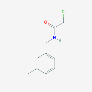 molecular formula C10H12ClNO B1421565 2-chloro-N-[(3-methylphenyl)methyl]acetamide CAS No. 78710-37-9