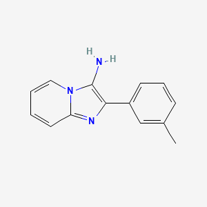 molecular formula C14H13N3 B1421568 2-(3-methylphenyl)imidazo[1,2-a]pyridin-3-amine CAS No. 1242886-45-8
