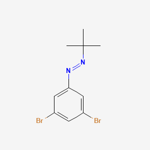 molecular formula C10H12Br2N2 B14215690 Diazene, (3,5-dibromophenyl)(1,1-dimethylethyl)- CAS No. 832077-24-4