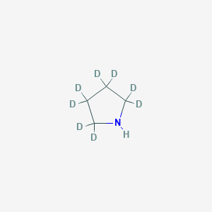 molecular formula C4H9N B142157 Pyrrolidine-2,2,3,3,4,4,5,5-d8 CAS No. 212625-79-1