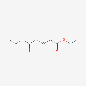 molecular formula C10H17IO2 B14215720 Ethyl 5-iodooct-2-enoate CAS No. 827573-92-2