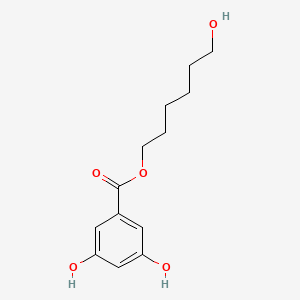 molecular formula C13H18O5 B14215740 6-Hydroxyhexyl 3,5-dihydroxybenzoate CAS No. 554432-74-5