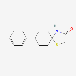 8-Phenyl-1-thia-4-azaspiro[4.5]decan-3-one