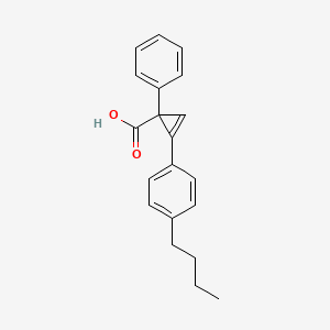 molecular formula C20H20O2 B14215771 2-(4-Butylphenyl)-1-phenylcycloprop-2-ene-1-carboxylic acid CAS No. 824425-22-1