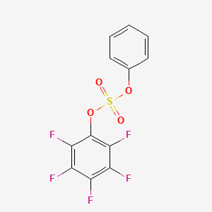 molecular formula C12H5F5O4S B14215789 Sulfuric acid, pentafluorophenyl phenyl ester CAS No. 820220-77-7