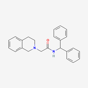 molecular formula C24H24N2O B14215920 N-Benzhydryl-2-(3,4-dihydro-1H-isoquinolin-2-yl)-acetamide CAS No. 827309-96-6