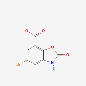B1421596 Methyl 5-bromo-2-oxo-2,3-dihydro-1,3-benzoxazole-7-carboxylate CAS No. 1221792-66-0
