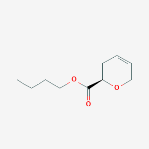 molecular formula C10H16O3 B14216032 Butyl (2R)-3,6-dihydro-2H-pyran-2-carboxylate CAS No. 566163-16-4
