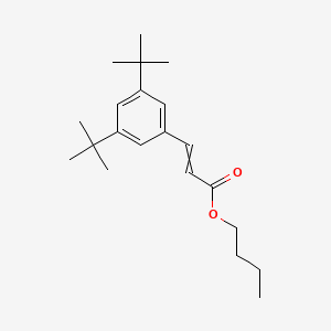 molecular formula C21H32O2 B14216041 Butyl 3-(3,5-DI-tert-butylphenyl)prop-2-enoate CAS No. 826990-94-7