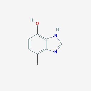 molecular formula C8H8N2O B142161 7-methyl-1H-benzo[d]imidazol-4-ol CAS No. 126462-95-1