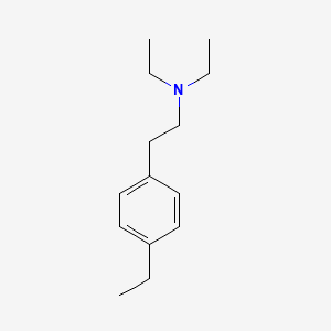 molecular formula C14H23N B14216112 N,N-Diethyl-2-(4-ethylphenyl)ethan-1-amine CAS No. 793609-33-3