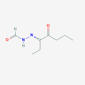 molecular formula C8H14N2O2 B14216137 N'-(4-Oxoheptan-3-ylidene)formohydrazide CAS No. 831218-22-5