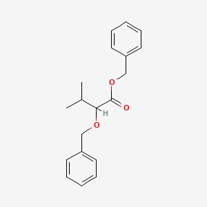 molecular formula C19H22O3 B14216205 Benzyl 2-(benzyloxy)-3-methylbutanoate CAS No. 828246-39-5
