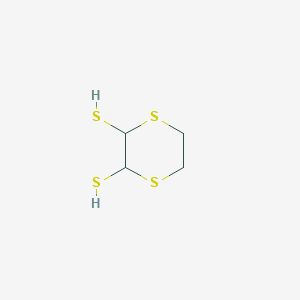 molecular formula C4H8S4 B14216221 1,4-Dithiane-2,3-dithiol CAS No. 832109-58-7