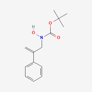 molecular formula C14H19NO3 B14216251 Carbamic acid, hydroxy(2-phenyl-2-propenyl)-, 1,1-dimethylethyl ester CAS No. 824950-51-8