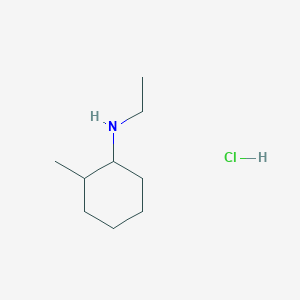 molecular formula C9H20ClN B1421631 N-ethyl-2-methylcyclohexan-1-amine hydrochloride CAS No. 39190-90-4