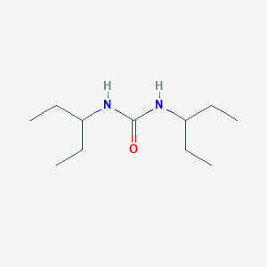 molecular formula C11H24N2O B14216320 N,N'-bis(1-ethylpropyl)urea CAS No. 823235-98-9