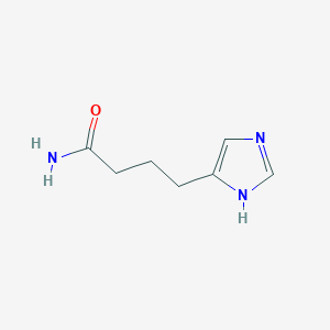 molecular formula C7H11N3O B14216354 4-(1H-Imidazol-5-yl)butanamide CAS No. 807290-22-8