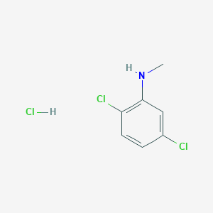 molecular formula C7H8Cl3N B1421641 2,5-dichloro-N-methylaniline hydrochloride CAS No. 1193389-58-0