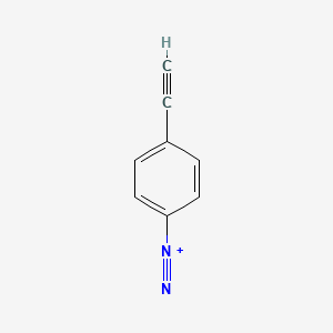 molecular formula C8H5N2+ B14216431 4-Ethynylbenzene-1-diazonium CAS No. 789442-14-4