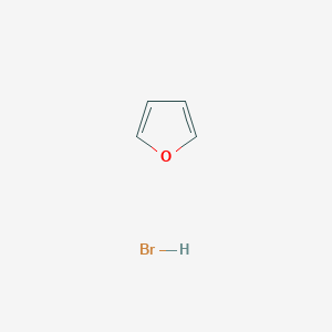 molecular formula C4H5BrO B14216534 Furan hydrogen bromide CAS No. 825630-96-4
