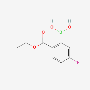 (2-(Ethoxycarbonyl)-5-fluorophenyl)boronic acid
