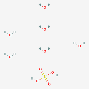 molecular formula H14O10S B14216603 Sulfuric acid--water (1/6) CAS No. 590401-67-5
