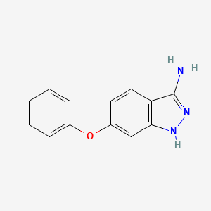 molecular formula C13H11N3O B1421663 6-Phenoxy-1H-indazol-3-amine CAS No. 1092460-46-2