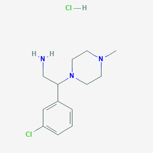2-(3-Chlorophenyl)-2-(4-methylpiperazin-1-YL)ethanamine hydrochloride