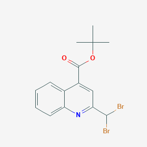 Tert-butyl 2-(dibromomethyl)quinoline-4-carboxylate
